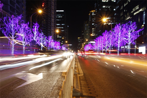 夜景照明工程中内透光的使用手法